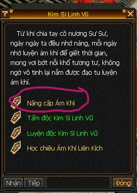 Bảng chọn của Vu Tình Vũ