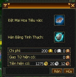 Bảng Rèn Băng Phách Thần Châm