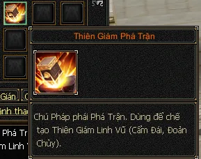 Kỹ năng Thiên Giám Phá Trận